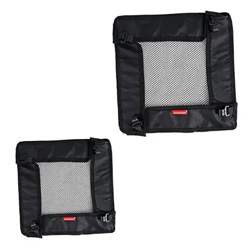 Produktbild: Toddmomy 2 Stück Outdoor-Klapptisch-Hängenetzkorb Leichte Tasche Camping Kleine Lagerbehälter Lagernetz Unter Dem Tisch Faltbar Hohe Lagerbehälter Wiederverwendbares Sechseckiges