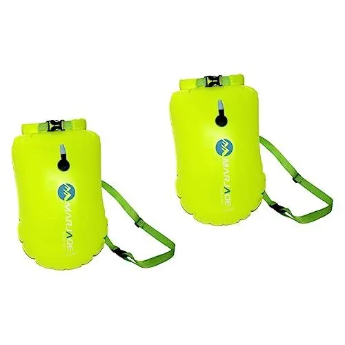Produktbild: Toddmomy 2st PVC Schwimmsack Für Offenes Wasser Schwimmende Schleppleine Schwimmboje Schleppschwimmer Und Packsack Trockenbeutel Für Feinwäsche Aufblasbar Rettungswerkzeug