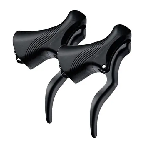 Produktbild: Toddmomy 2st Rennrad Bremshebel Gravel Bike Zusatzbremshebel BMX-Lenker Fahrrad Bremshebel Set l r Fahrrad Bremshebel Fixed Gear Fahrradbremshebel MTB-Lenker Aluminiumlegierung Griff Biegen