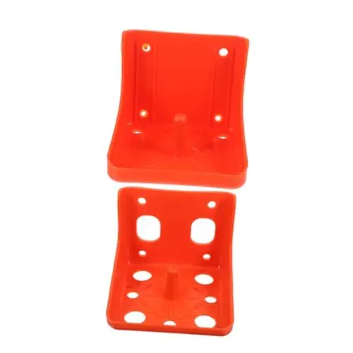 Produktbild: Toddmomy 2st Schachtel Aus Salzsteinen Halter Für Viehmineralien Salzlecksteinhalter Salzblockhalter Für Rinder Ziegensalzhalter Lecksalzhalter Für Pferde Salzblockregal Orange Sport