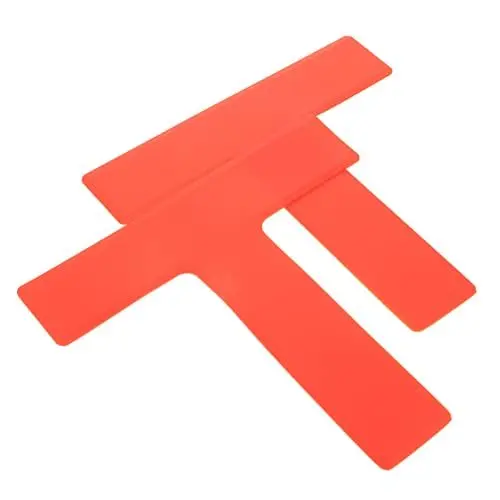 Produktbild: Toddmomy 2 Stücke Mini Fußball Boden Zeichen Training Marker Für Sport Fußball Training Marker Flache Pads
