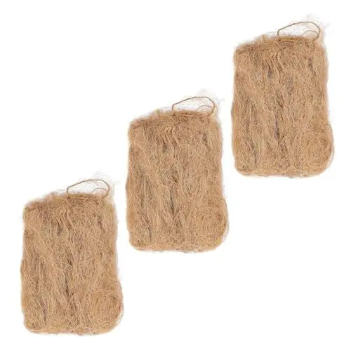 Produktbild: Toddmomy 3St Jute-Seide Camping zubehör außenkamin Feueranzünder aus Juteschnur Kamin im Freien Grill im Freien Camping-Feuerstarter Feuerwerkzeug Feuer fangen Docht Jutefaden