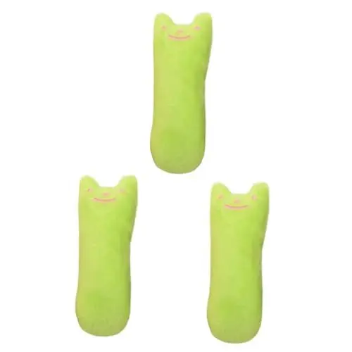 Produktbild: Toddmomy 3St Plüschtier Plush Toy regice Plush Catnip Toy Stuffed Soft Toys bidoof Plush plushbit Kuscheltier für Katzen plüsch ottifanten plushible snugible Spielzeug Backenzahn