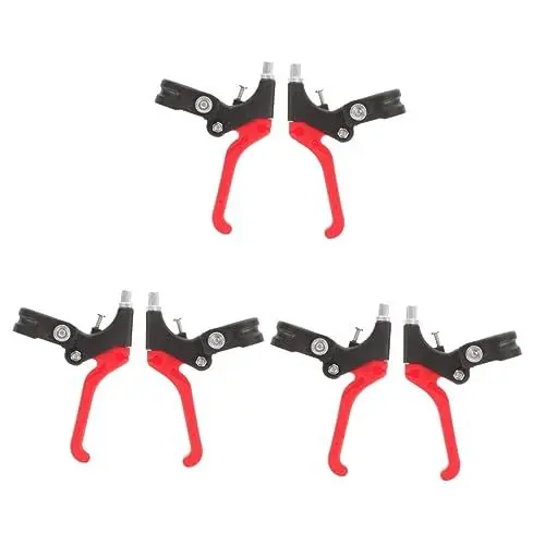 Produktbild: Toddmomy 3 Paare Fahrradbremsgriff Fahrradstangenenden Fahrradschalthebel Metall-fahrradbremsen-Lenker Mountainbike-Lenker Lenker Für Fahrradbremsen Bremsteil BMX Zubehör Kind Pp-Kunststoff