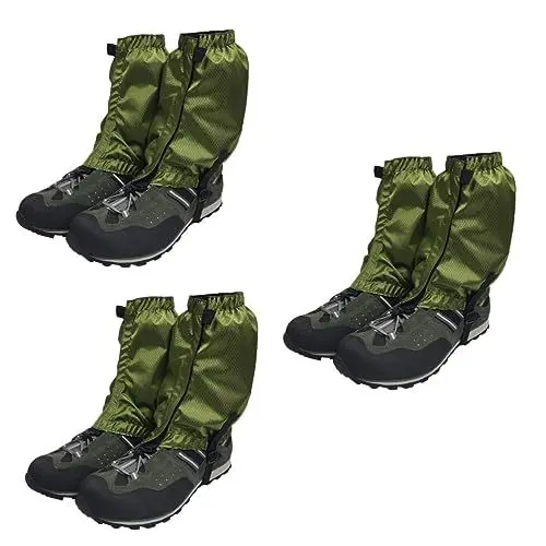 Produktbild: Toddmomy 3 Paare Leggings Zum Schutz Vor Schlangen Knöchelhohe Gamasche Kletterstiefel Gamaschen Beinmanschettenabdeckung Schuh Gamaschen Wander-Bein-Gamaschen Schuhschutz Beinsätze Zu Fuß
