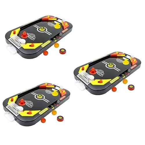Produktbild: Toddmomy 3 STK Mini-eishockeyspiel Tisch-airhockey Airhockey-zubehör -tischhockeyspiel Tisch-Desktop-kampfspiel Mini-tischspiele Tisch-eishockeyspiel Schachbrett Luft Kind