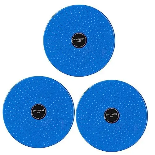 Produktbild: Toddmomy 3 Stück Indoor-Fitnessgeräte Heimfitness Cardio Bluevalentine Bluette Fitnessgeräte Für Heimtrainingsscheibe Fitnessplatte Übungstafel Scheibe Ohne Farbbox Scheibe