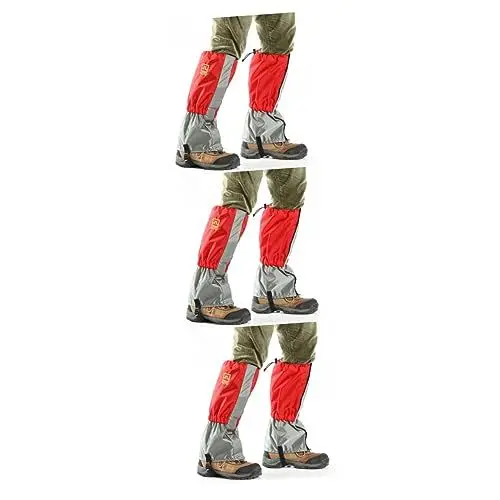 Produktbild: Toddmomy 3st Wandergamaschen Schneeschuh Gamaschen Bein Gamaschen Knöchelgamaschen Schuhüberzüge Für Die Reise Schneegamaschen Knie Wintergamaschen Draussen Wüste Ausrüstung Fräulein