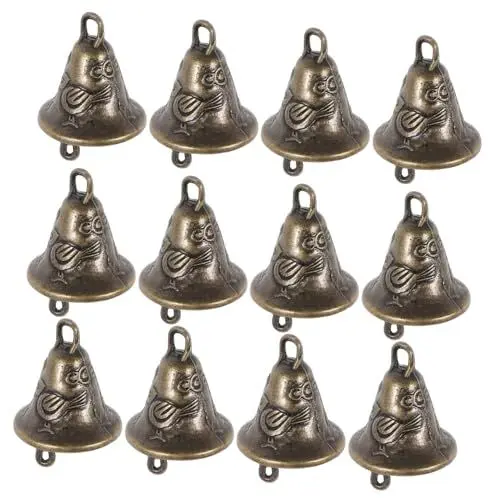 Produktbild: Toddmomy 40 STK kleine Pferdeglocke Macht Glocke kleine Glöckchen antike Glocken Weihnachten wohnaccessoires glücksbringer klocke Feng-Shui-Ornamente Jingle Bells Zinklegierung