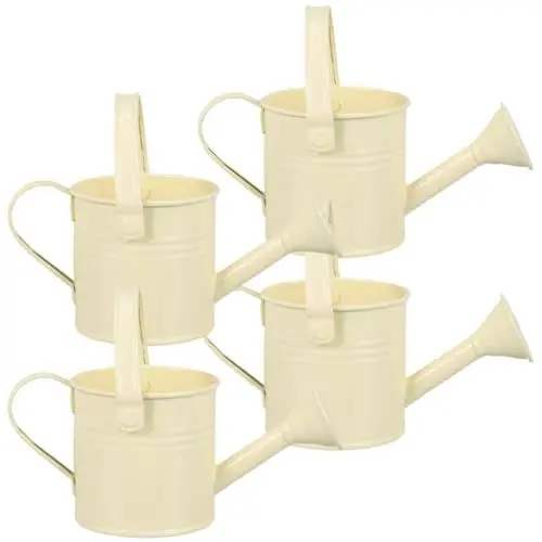 Produktbild: Toddmomy 4-Teilige Gießkanne Für Kinder – Kleine Gießkanne Aus Metall Pflanzengießkanne Für Jungen Und Mädchen Garten Hof Und Zuhause
