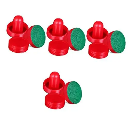 Produktbild: Toddmomy Airhockey Ersatzteile 4 Sets Air-Hockey-tischspieltische Schieber Air-Hockey-Schieber Air-Hockey-Schieber Pads Air-Hockey-Puck Luftbeschläge Eishockey-ausrüstung Eishockey-Pucks Schieber Für