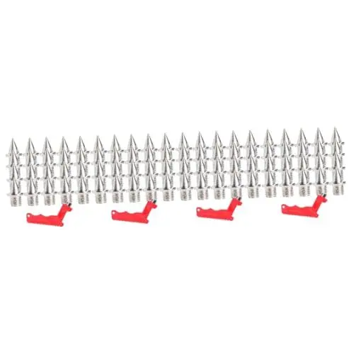 Produktbild: Toddmomy 4 Sets Schuhspikes Schuhe Spikes Mit Nagelzieher Damen Laufschuhe Sportschuhe Spikes Outdoor Sprintschuhe Nägel Springschuhe The Cross Damen Rutschfeste Schuhe Hartstahl