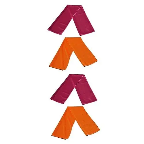 Produktbild: Toddmomy 4 Stück Kühlendes Handtuch Kühles Mikrofasertuch Yoga-handtücher Yoga-schweißtuch Campinghandtücher Wanderhandtuch Turnhandtuch Mikrofasertücher Hilfsstoffe Laufen Fitness