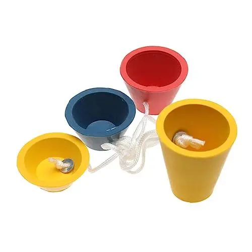 Produktbild: Toddmomy Gummi-tees-Set 4-teilig Jumbo-Tee-bälle 14 Mm 18 Mm Mm 38 Mm Höhe für Frostiges Golfen