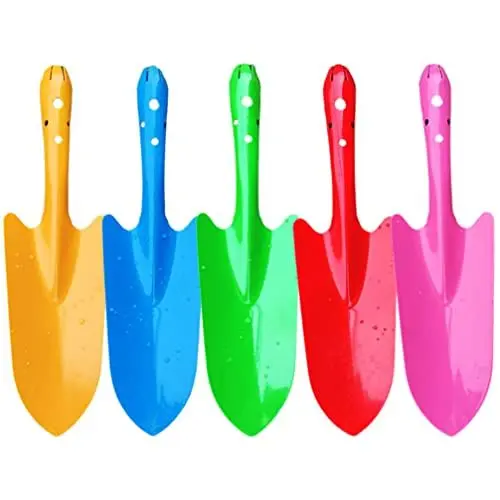 Produktbild: Toddmomy 5st Garten Garten Schaufel Bunte Minikelle Mini-gartenschaufel Gartenhand Erde Pflanzkelle Handschaufel Aus Metall Kleine Gartenschaufeln Eisen Kind Verdickt Blumen Pflanzen