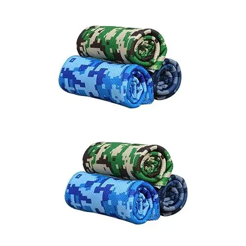 Produktbild: Toddmomy 6 STK Kühlende Tücher Für Den Nackenwickel Outdoor-zubehör Camouflage-kühltuch Bedruckte Handtücher Eissport Handtuch Handtücher Mit Kältegefühl Mann EIS Handtuch Warm Halten
