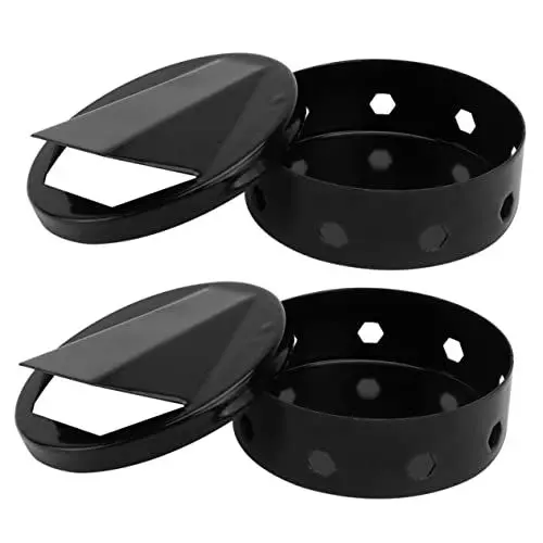 Produktbild: Toddmomy 6 STK Raucherbox Holzspachtelmasse Räucherstäbchen Audio 8cm Emaille