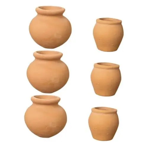 Produktbild: Toddmomy 6st Saftiger Blumentopf Pflanztöpfe Für Den Kindergarten Kleine Anzuchttöpfe Saftige Terrakotta-töpfe Kleiner Blumentopf Gemüsepflanzer Keramik Tontopf Mini