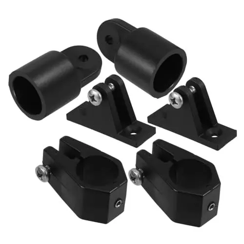Produktbild: Toddmomy 6stücke Boot-Bimini-top-Hardware Schiffsbeschlag Klemmschiene Ösenende Beschlag Für Deck Marinezubehör Passform Für Yacht Hardware Für Bootsdeck Deckscharniere