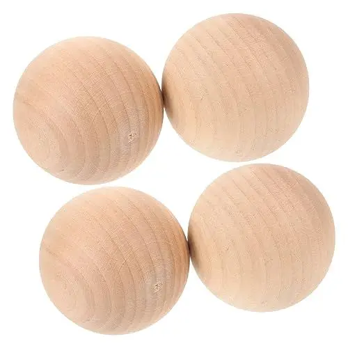 Produktbild: Toddmomy 8 STK Krocket Sport-Boccia-Bälle rollende Boccia-Kugeln Petanque-Kugeln Gras rollende Kugeln outdoorspielzeug Outdoor Spielzeug Sportbälle Boccia-Spiel Bocciakugeln aus Holz