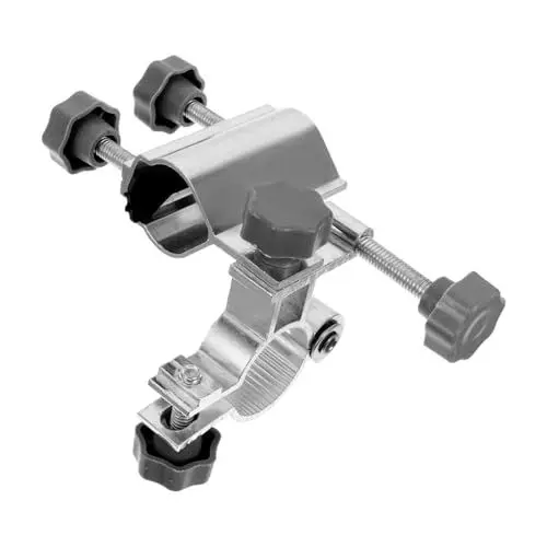 Produktbild: Toddmomy Angelrutenhalter Angelstuhl-clip Verschleißfester Stangenhalter Angelstuhlhalter Angelstuhl Zubehör Praktischer Schirmclip Angelzubehör Angelausrüstung Aluminiumlegierung Grey