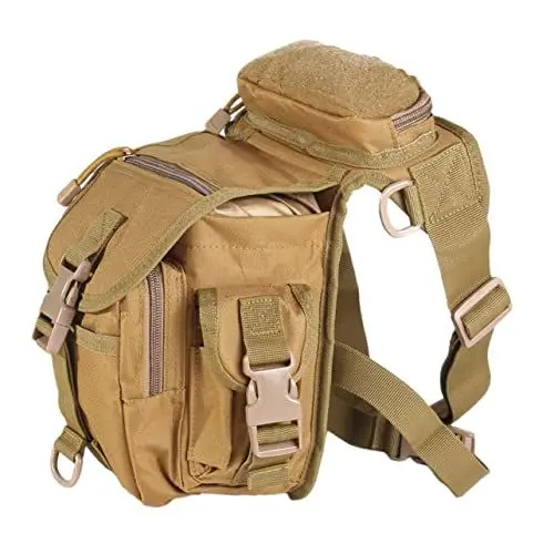 Produktbild: Toddmomy Bergsteigertasche Angelgerät Tasche Campingtasche Camping Oberschenkeltaschen Beintasche Oberschenkeltasche Im Freien Tasche Rucksäcke Mehrzweck Oxford-Stoff