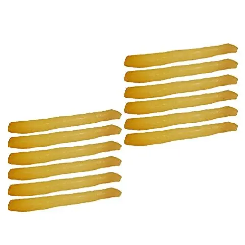 Produktbild: Toddmomy Fake Pommes Frites Spiel Essen: Stück Französisch Lebensmittel Modell Simulation Pommes Frites Dessert Faux Brot Essen Spielzeug für Dekoration Display Requisiten Echtes Modell