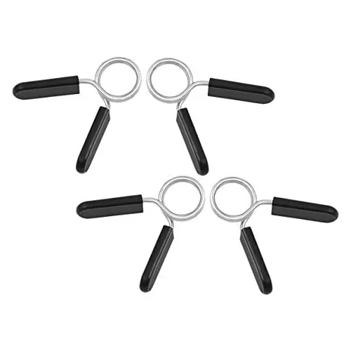 Produktbild: Toddmomy 4stücke Langhantel Federverschlüsse Und Sichere Hantelclips Für Gewichtheben Und Fitness Geeignet Für Barbell Und Dumbbell Bars