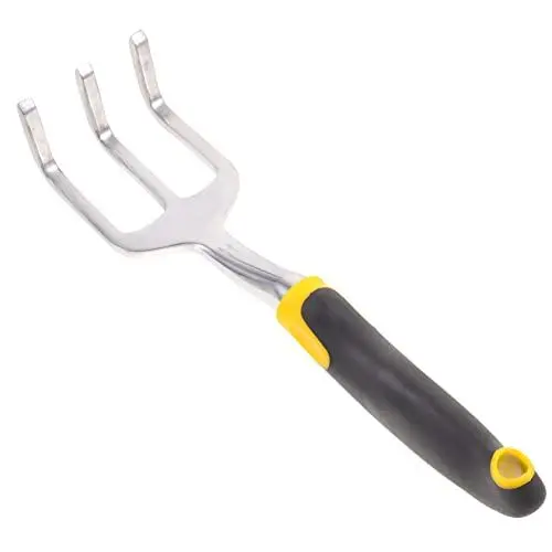 Produktbild: Toddmomy Garten Handwerkzeug Für Gartenarbeit Handlicher Kultivator Mit Gummigriff Aus Magnesium Aluminium Legierung Robust Und Leicht Für Unkrautstechen Und Bodenbearbeitung