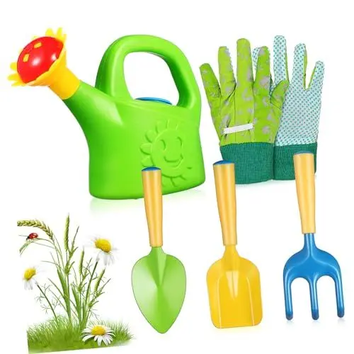 Produktbild: Toddmomy Garten Handwerkzeug Set Leicht und Kompakt mit Gartenschaufel und Laubrechen aus Robustem für Aussaat Bodenlockerung und Pflanzenpflege im Outdoor Garten