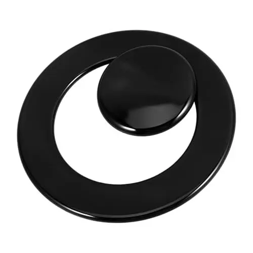 Produktbild: Toddmomy Gasherd Brennerkappe Für Herdplatten Herdteile Gasherd-brennerabdeckungen Gasherdkappen Brennerabdeckungen Einfache Effiziente Gasverbrennung Vielseitig Einsetzbar Schlanke Design