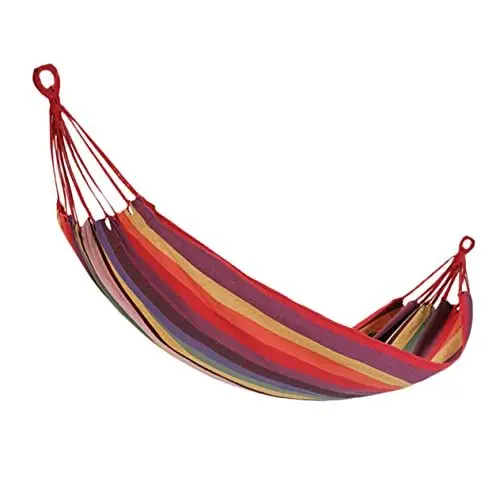Produktbild: Toddmomy Hängematte aus Segeltuch Reisehängematte Camping-Hängematte Indoor-Hängematte Hängematte für Kinder Portable Hammock hängematten hängesofa schaukel Gartenhängematte draussen Reisen