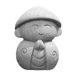 Produktbild: Toddmomy Japanische Jizo-Mönchsstatue Betende Buddha-Figur Baby-Buddha-Statue Mini-Maitreya-Buddha-Skulptur Zum Meditieren Zen-Aquarium-Desktop-Dekoration