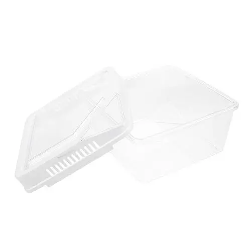 Produktbild: Toddmomy Kasten Terrarium Zuchtkäfig Für Haustiere Reptil Krabbeltierbehälter Klarer Behälter Heimtierbedarf Zuchtbehälter Ausstellungsbehälter Für Klettertiere Weiß Plastik
