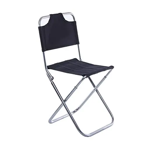 Produktbild: Toddmomy Campingstuhl Stühle Für Draußen Kleiner Klapphocker Gepolsterter Campingstuhl Aluminiumlegierung – Ultraleicht Tragbar Einfach Zu Tragen Geeignet Zum Wandern Angeln Reisen