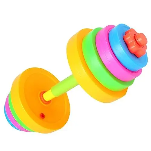 Produktbild: Toddmomy Kleinkind-fitness Hanteln Kinder Hantel Hantelset Für Kinder Kunststoff-hantel Gewichtsset Für Kinder Fitness-langhantel Gewichtssatz Spielzeug Trainingsgeräte Plastik Grundschule
