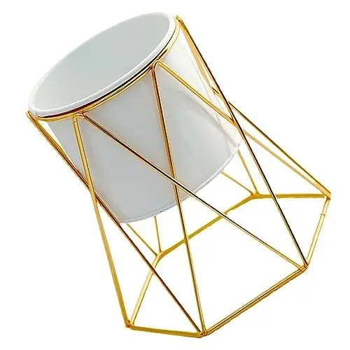 Produktbild: Toddmomy Metall-pflanzgefäß Schreibtischvase Eisen-blumenvase Für Büro Hydrokulturvase Metallornament Gartendekor