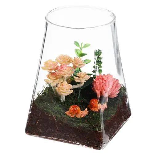 Produktbild: Toddmomy Mikro Landschafts Flaschenvase Terrarienvasen Für Mittelstücke Mini Vasen Pflanzenvase Pflanzenbehälter Vase Topf Anzuchtstation Mikro Landschafts Flaschenglas
