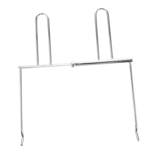Produktbild: Toddmomy Ofenpflücker Grillhähnchenhalter Toaster aus Edelstahl schwenkgrill Hühnerpickgabel Hähnchenhalter für Bierdosen Bratgabel Abrufordner Brathähnchen Hühnerregal rotieren Eisendraht