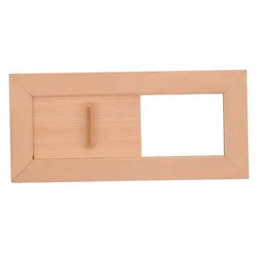 Produktbild: Toddmomy Saunafenster fensterlüftung holzfenster Saunaraum Zubehör Sauna Accessoires Dampfbadzubehör Sauna-Entlüftungsfenster Entlüftungsauslass für Saunaraum Sauna-Lüftungsplatte