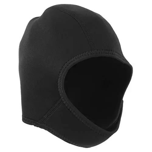 Produktbild: Toddmomy Schwimmhaube Neopren-Badekappe Kopf-Ohr-Abdeckung Kanuhaube Tauchkappe Outdoor-notwendigkeit Verstellbarer Rafting-Hut Kajakhaube Kopfbedeckung Für Taucher Ohrenschützer Sport Mann