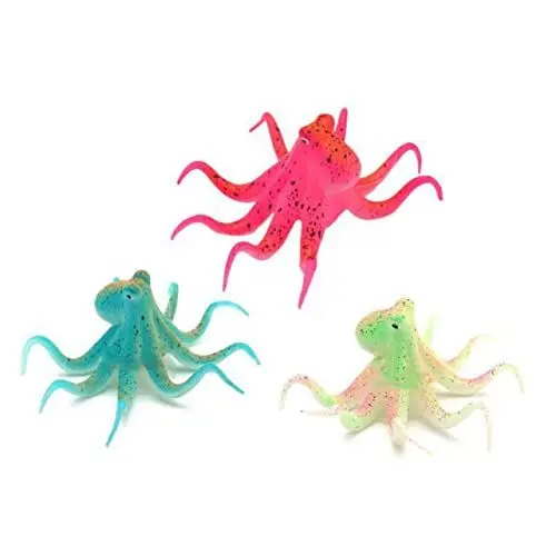 Produktbild: Toddmomy Simulation Oktopus künstlich Oktopus aus Silikon Krake dekosand grün Nachtleuchtende Dekoration Dekorationen Spielzeug Aquariumdekoration Aquarium-Dekor Ornamente