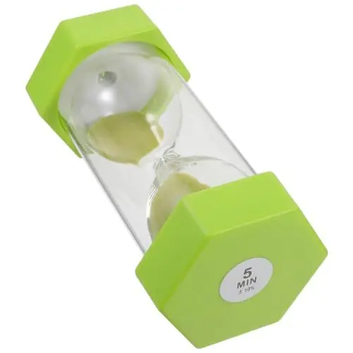 Produktbild: Toddmomy lernuhr Kinder kinderlernuhr Sanduhr zum Zähneputzen Zahnbürsten-Timer Kinderschmuck Badezimmerdekorationen Haushalts-Sanduhr-Timer Sanduhr Sport Zubehör Gras-Grün