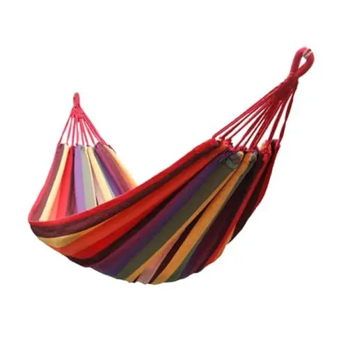 Produktbild: Toddmomy Wander-Hängemattenbett Hängematte im Freien Gartenhängematte Indoor-Hängesessel Baum Rucksack Zelt Schaukel Hängematte Camping-Hängematte hängend die Schaukel Zubehör Individuell