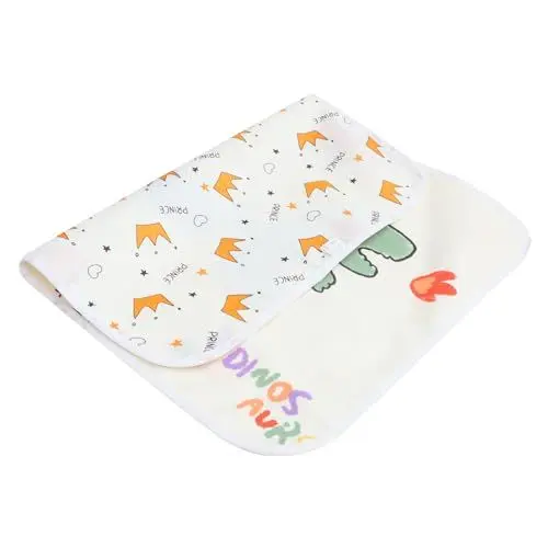 Produktbild: Toddmomy Waschbare Bettunterlagen Babybettauflage Waschbar Inkontinenz-Bettauflage Wiege Matratzenauflage Cartoon Bettdecke Abnehmbare Bettauflage für Baby Kleinkinder Kleinkinder 50X70cm