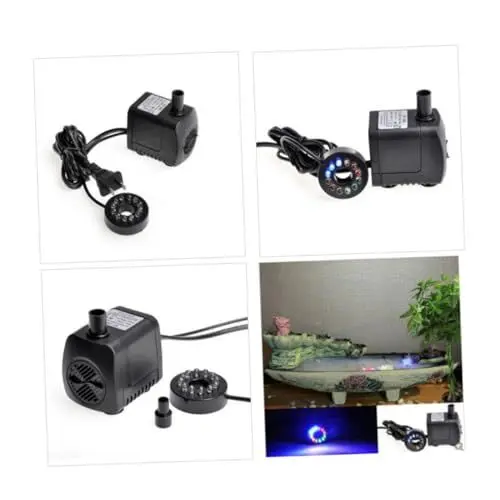 Produktbild: Toddmomy Wasserpumpe für Springbrunnen Tauchwasserpumpe strömungspumpe regelbar cycle pump umwälzpumpe Wasserpumpe für Aquarium Wasserpumpe für Teiche Steingarten Tauchpumpe Sauerstoffpumpe