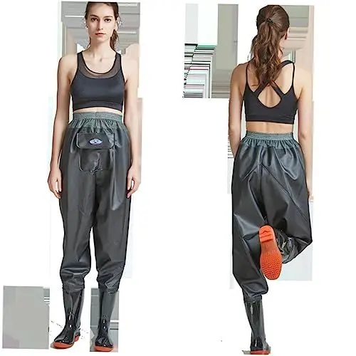 Produktbild: Toddmomy Angelhose Wathose Halbkörper-Design und Leicht Zu Reinigen für Outdoor-Abenteuer