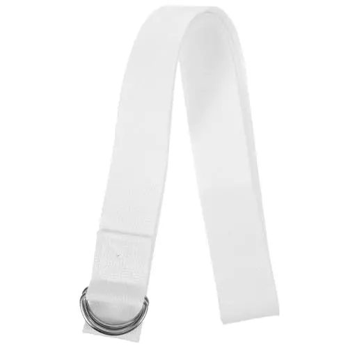 Produktbild: Toddmomy Yoga-Stretchgürtel Yoga-Gurt fitness geräte heimtraining Stretchbänder Stretchband kompaktes Übungsband Körper Gummiband Halterung Sportgürtel Fitnessband Polyester Baumwolle Weiß