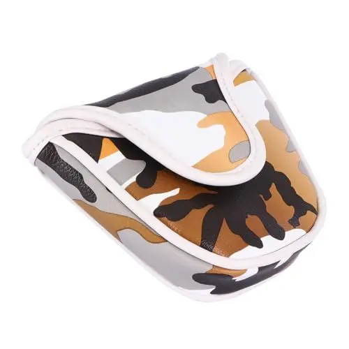 Produktbild: Toddmomy Zubehör Golfschlägerhülle Schutzhülle Putterhülle Camouflage Halbset Holzhammer Kopfbedeckung Magnetische Putter Golfschläger Kopfbedeckung Inneres Vlies Blinddarm Universal-