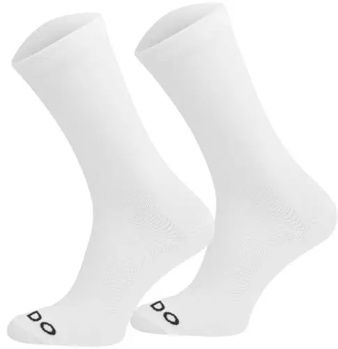 Produktbild: TODO Fahrradsocken Herren und Damen. Atmungsaktive Rennrad Socken Herren. Fahrrad Socken, Radsocken (Rennrad Socken Weiß 43-46)